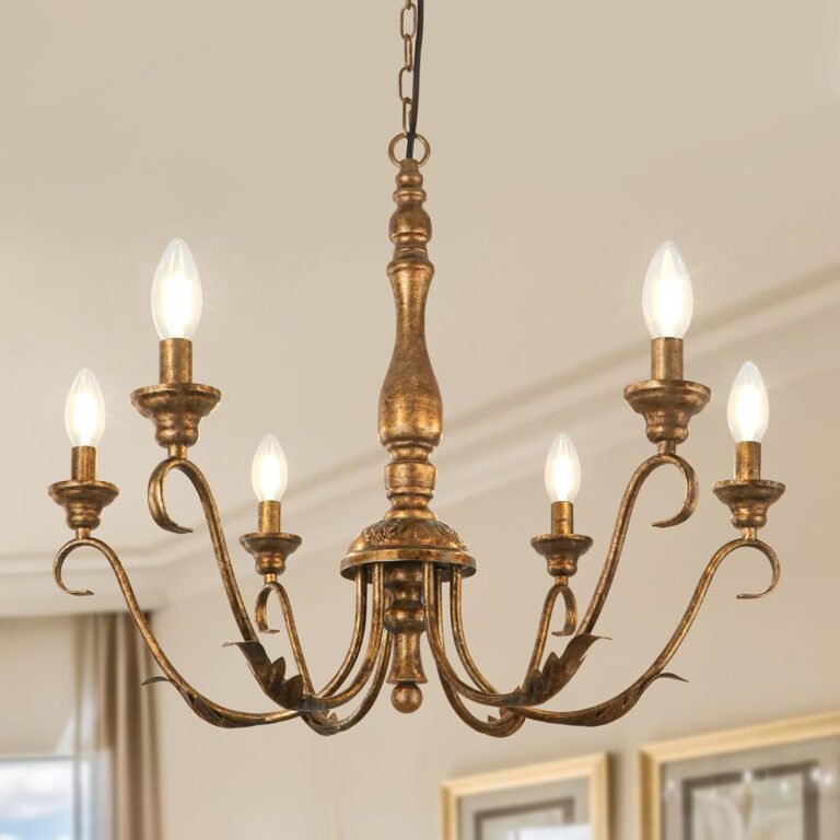 6-Light Farmhouse Chandelier