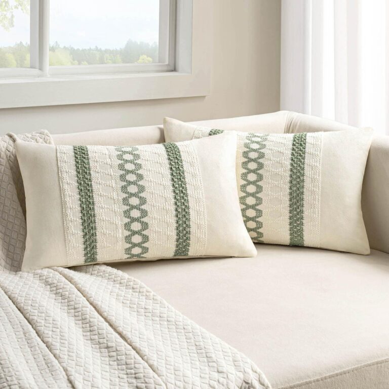 Sage Green Bedroom Accent Pillows