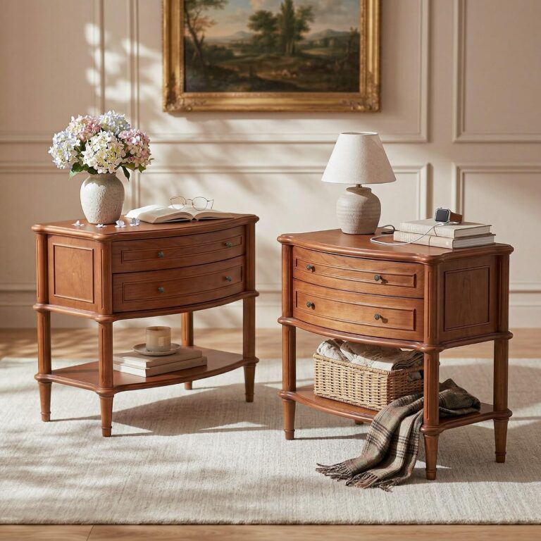 Rustic Wood Nightstands