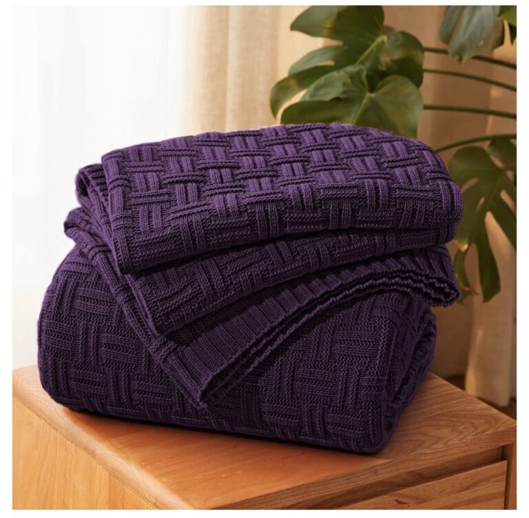 Purple Blanket Throw